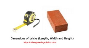 Read more about the article Brick size, Dimension test for Standard brick