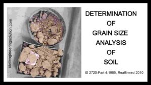 Read more about the article Grain size analysis (GSA)of soil IS 2720-Part 4